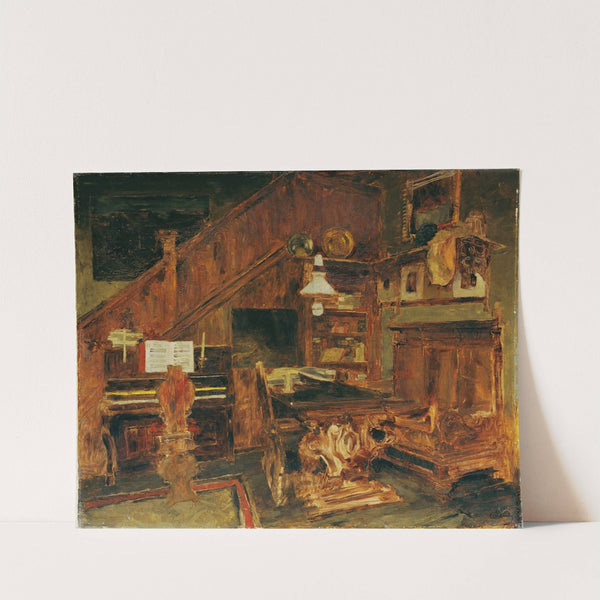 Atelier des Künstlers in Venedig (1877) by Carl Schuch