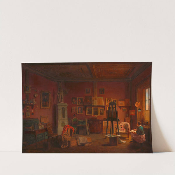 Atelier des Malers Eduard Ritter by Eduard Ritter