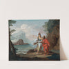 Athena Appearing To Odysseus To Reveal The Island Of Ithaca by Giuseppe Bottani