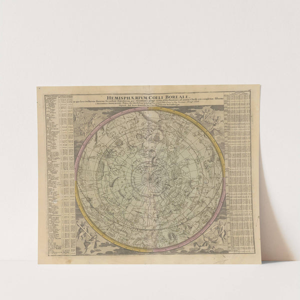 Atlas Coelestis Pl.16 (1742) by Johann Gabriel Doppelmayr