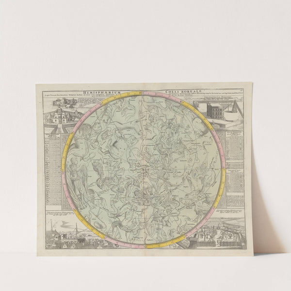 Atlas Coelestis Pl.18 (1742) by Johann Gabriel Doppelmayr