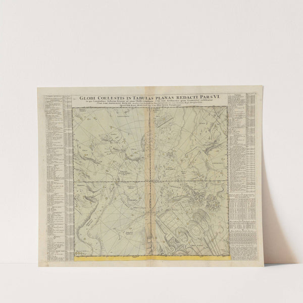 Atlas Coelestis Pl.25 (1742) by Johann Gabriel Doppelmayr