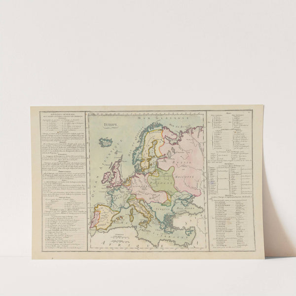 Atlas methodique et elementaire de geographie Pl.26 (1793) by Claude Buy de Mornas