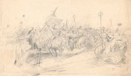 Attack, battle scene (1909)