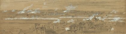 Attack on the rebel works. Fredericksburg. Dec. 13th