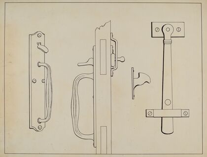 Attic Door Latch