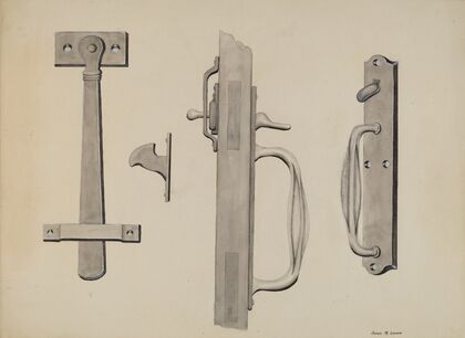 Attic Door Latch