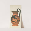 Attic jug, late black figure period, possibly depicting the winged soul of a hero (1883) by Albert Genick