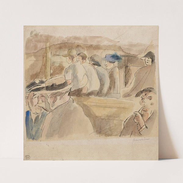 Au bateau (1910-12) by Jules Pascin