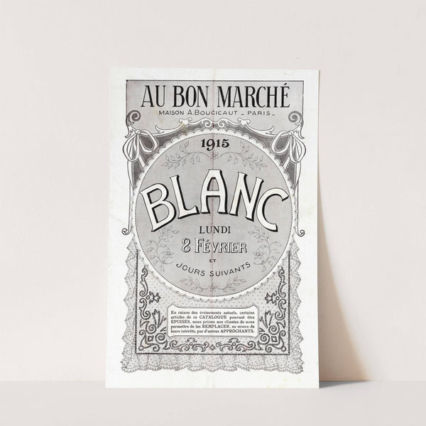 Au Bon Marché – Blanc (1915)