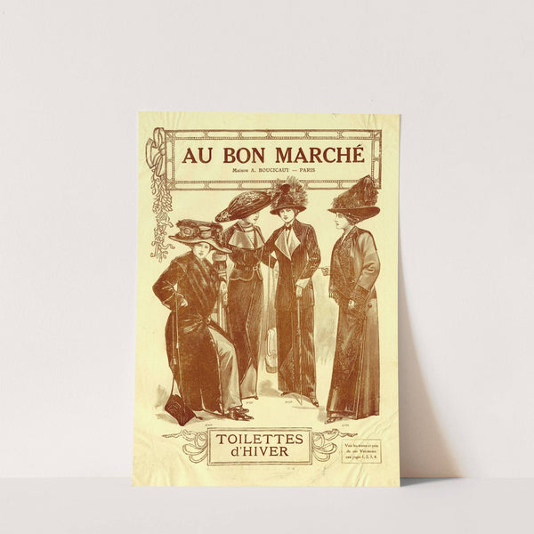 Au Bon Marché &#8211; Toilettes d&#8217;hiver