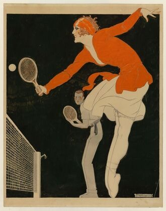 Au filet, double mixte (1930s)