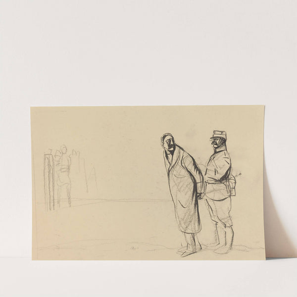 Au front de Vincennes. Bolo pacha (c. 1914-1919) by Jean-Louis Forain