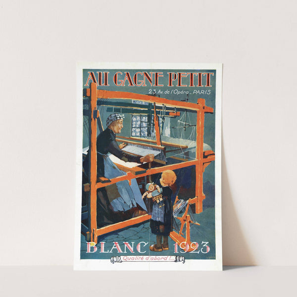 Au Gagne petit – Blanc (1923)