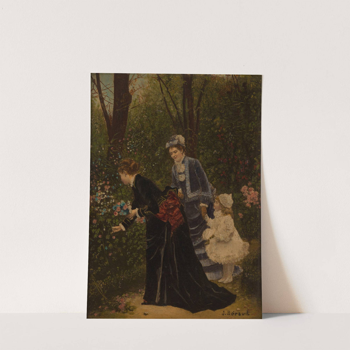 Au jardin by Marie-François Firmin-Girard