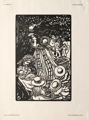 Au Luxembourg (At the Luxembourg Gardens) (1897) — size preview