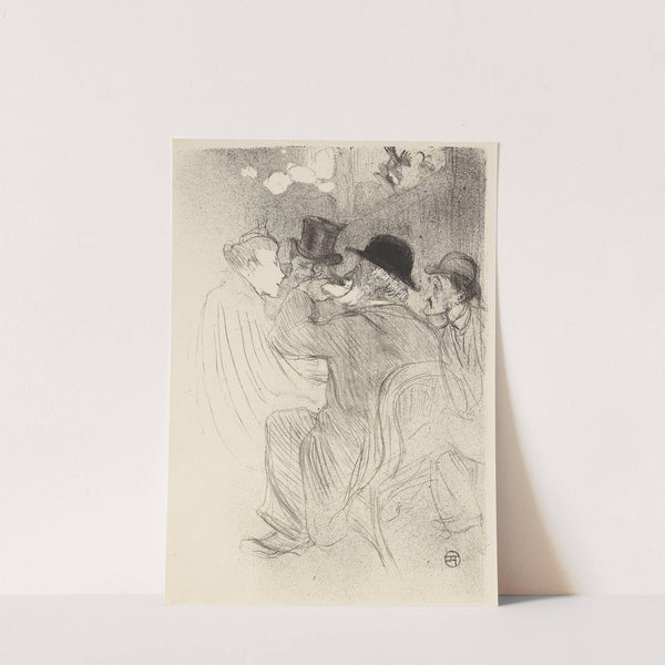 Au Moulin Rouge, un Rude! … Un Vrai Rude! (1893) by Henri de Toulouse-Lautrec