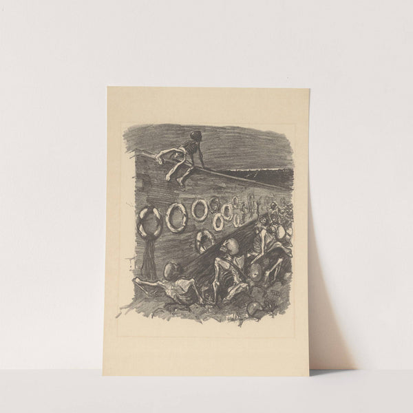 Au Mur des Fédérés (1894) by Théophile Alexandre Steinlen