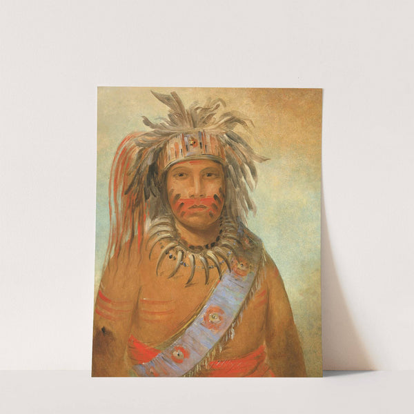 Au-nim-muck-kwa-um, Tempest Bird by George Catlin