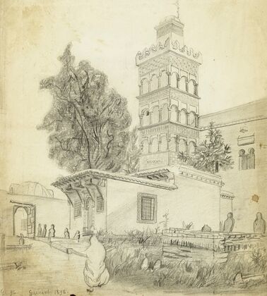 Au pied de la mosquée (1896)