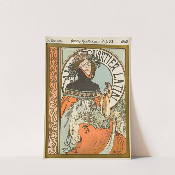 Au Quartier Latin by Alphonse Mucha