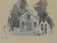 Auberge du Père La Jeunesse – maquette de décor
