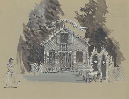 Auberge du Père La Jeunesse – maquette de décor