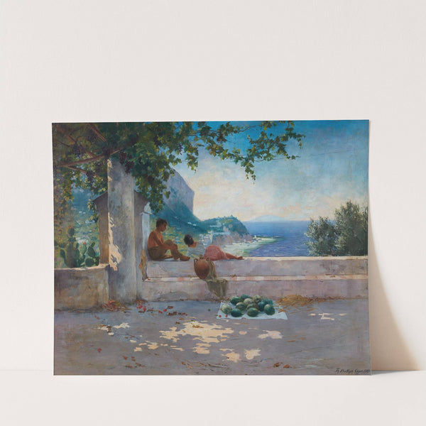 Auf Capri (1896) by Theodor Matthei