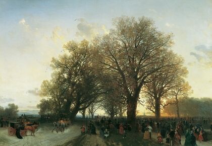 Auf dem Heimweg von der Weltausstellung im Wiener Prater 1873 (1875)