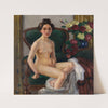 Auf dem Sofa II (Gusti) by Leo Putz