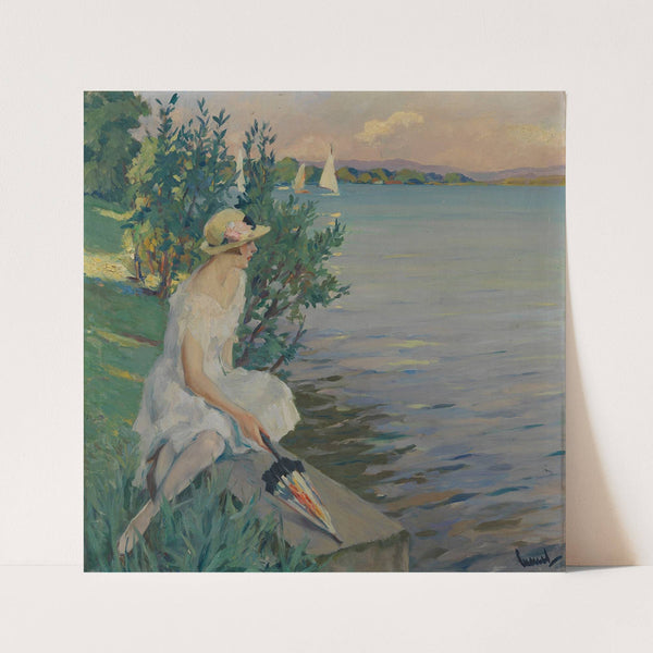 Auf der Seemauer (1920) by Edward Cucuel