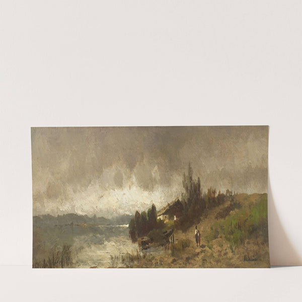Aufziehendes Gewitter (1890) by Anton Windmaier