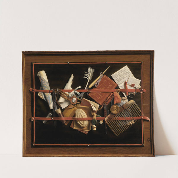 Augenbetrüger-Stillleben by Samuel van Hoogstraten