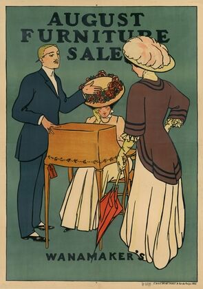 August furniture sale Wanamaker’s (1908)