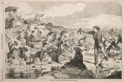 August in the Country – The Seashore (1859)
