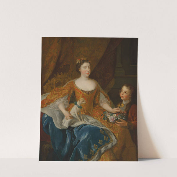 Augusta Marie Jeanne de Baden-Baden, duchesse d’Orléans (1704-1726) by Alexis Simon Belle