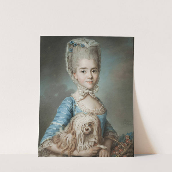 Augustine Suzanne Roslin, the Artist&#039;s Daughter by Marie-Suzanne Giroust