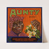 Aunty Brand Citrus Label (1930s)