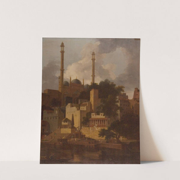 Aurangzeb&#039;s Mosque by Thomas Daniell