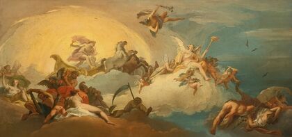 Aurora With Apollo Driving The Sun Chariot