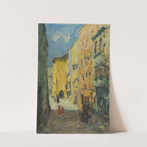 Aus Wasserburg am Inn by Hermann Schlittgen