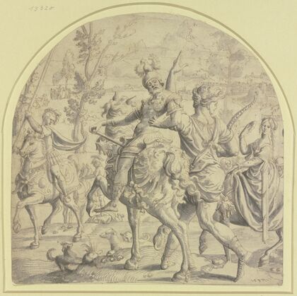 Ausritt zur Jagd (Allegorie des Stolzes)