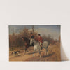 Ausritt zur Parforcejagd (1890) by Julius von Blaas
