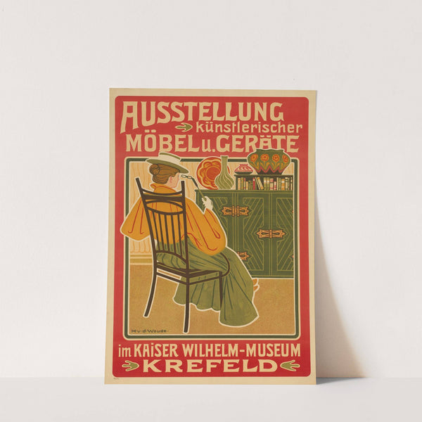 Ausstellung künstlerischer Möbel und Geräte im Kaiser Wilhelm Museum Krefeld (1898) by Hugo van der Woude