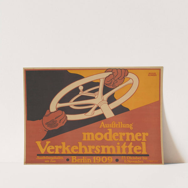 Ausstellung moderner Verkehrsmittel (1909) by Julius Klinger