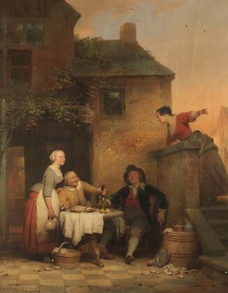 Austernesser vor der Taverne (1842)