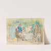 Autour De La Table (circa 1870-77) by Paul Cézanne