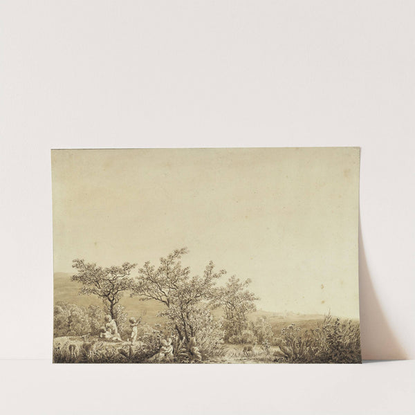 Autumn – Evening – Maturity (from the seasons, times of day, and ages of man cycle of 1803) by Caspar David Friedrich