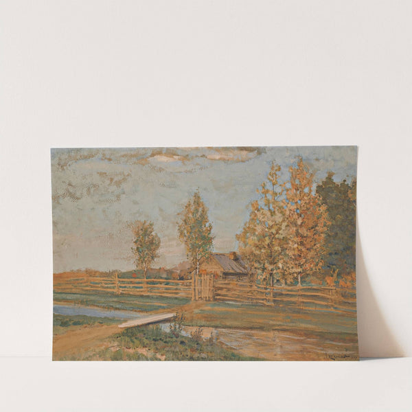 Autumn Landscape by Iegoshua Moiseevich Shlugleit