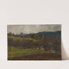 Autumn landscape by Johann Sperl